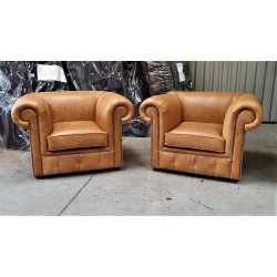 Chesterfield Club Chairs Smooth